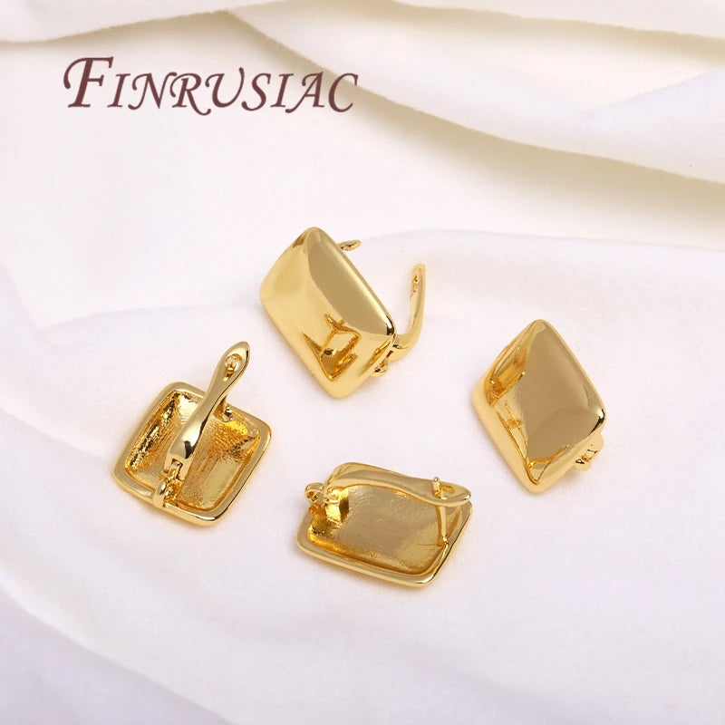 18K Gold Plated Earring Hooks – DIY Jewelry Making Findings Earring Hooks Findings P3