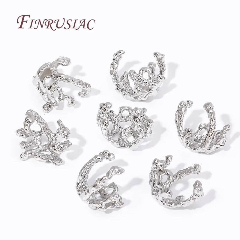 18K Gold Plated Brass Flower Bead Caps 10mm – DIY Jewelry Findings Bead Caps Findings P3