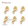 14K Gold Plated Lobster Clasp with Closed Rings – DIY Jewelry Jewelry Clasp Finding P3 14k Gold Plated 10 pcs