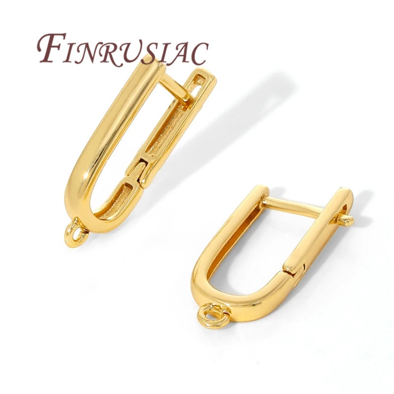 18K Gold Plated French Earring Hooks – DIY Jewelry Findings Earring Hooks Findings P3