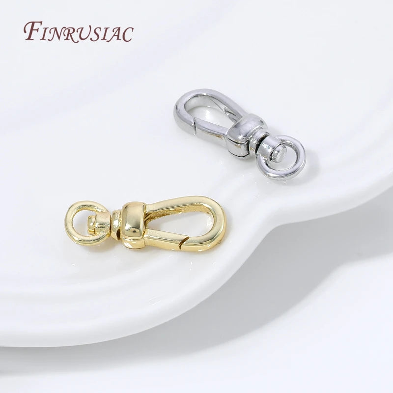 18K Gold Plated Swivel Lobster Clasp – DIY Jewelry Findings Jewelry Clasp Findings P3