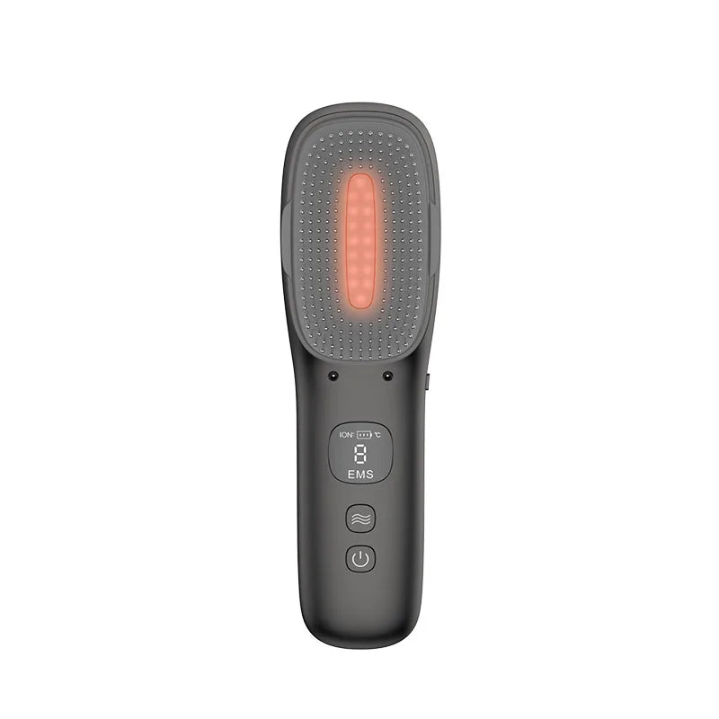 Electric Laser Hair Growth Brush with Infrared | Men & Women Laser Hair Growth Brush P3 Black USB Type-C
