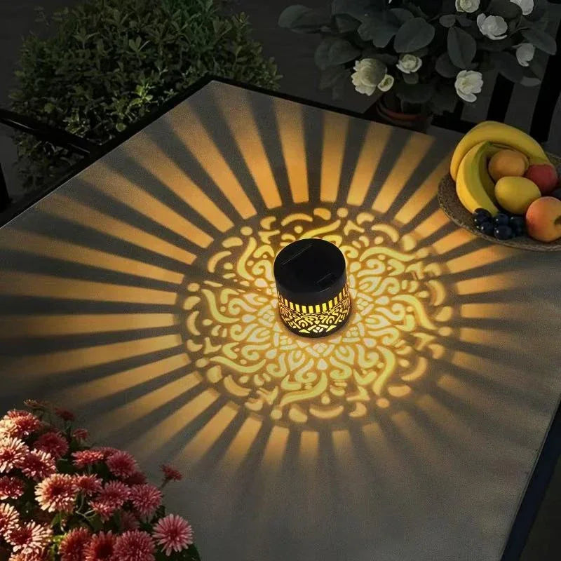Solar Mandala LED Wall Lamp – Outdoor Waterproof Garden Light Solar Wall Lamp P3 A