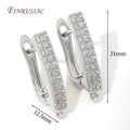 18K Gold Plated CZ Lever Back Earring Hooks | DIY Findings Earring Findings P3 Rhodium Plated 2 Pairs