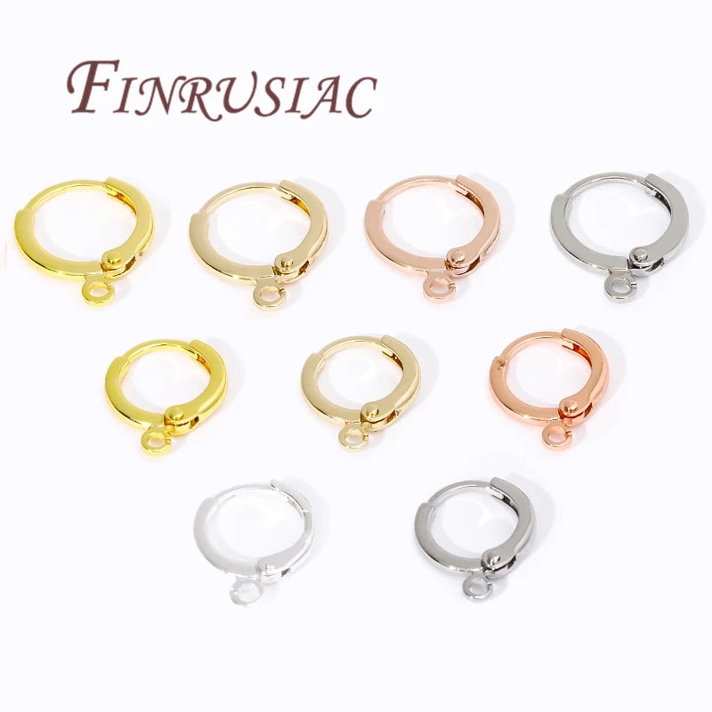 Gold Plated Hypoallergenic Earring Hooks 10pcs – DIY Jewelry Earring Hooks Findings P3