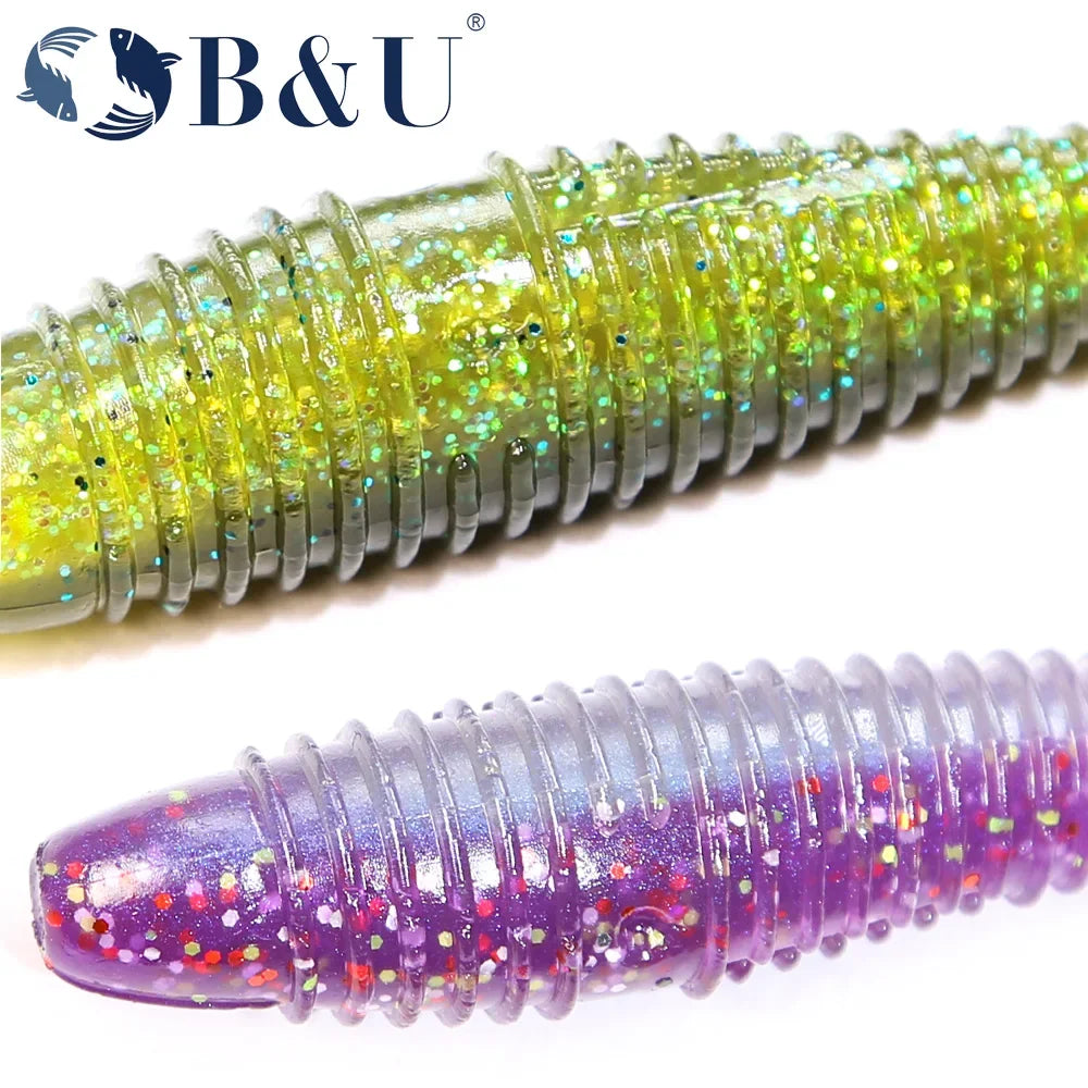 B&U Soft Swimbait Paddle Tail Lure – Pike Zander Bass Soft Fishing Lure P3