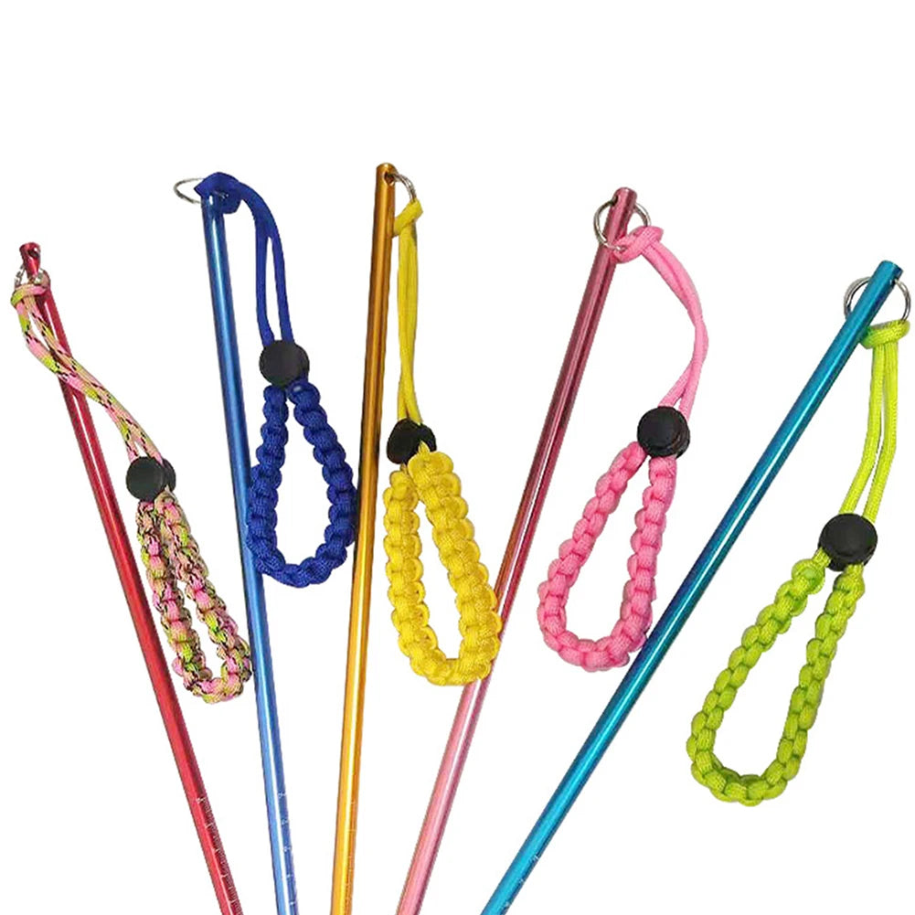 Aluminum Alloy Diving Pointer Stick with Braided Rope 35cm Diving Pointer Stick P3
