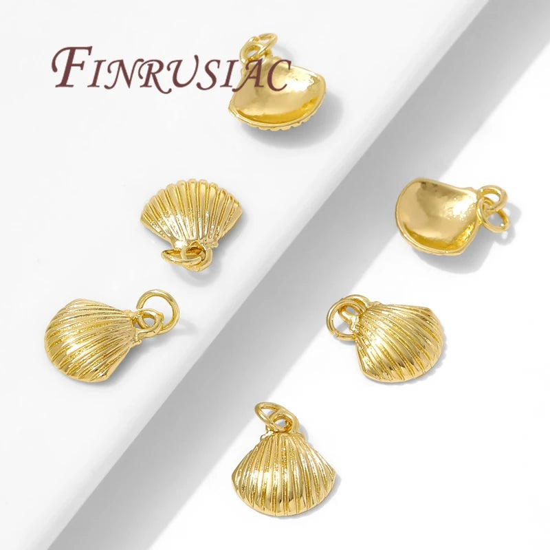 18K Gold Plated Brass Pendant Charms | DIY Jewelry Findings 3 Styles Jewelry Pendant Charms P3