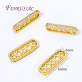 18K Gold Plated Bead Spacers | Metal Separator Bar for Jewelry Bead Spacers P3 18K Gold Plated 5 pieces
