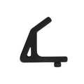 Universal Shelf Support Hooks – 10.3mm Hole Spacing Storage Hook Shelf Support Hook P3 Black