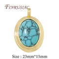 18K Gold Plated Brass Charm Pendants for DIY Jewelry Making Gold Charm Pendant P3 18K Real Gold Plated 2 pieces