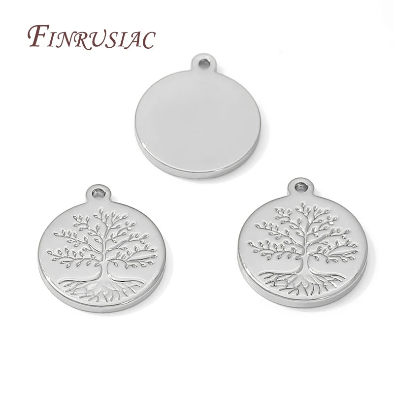 18K Gold Plated Tree of Life Charm Pendant – DIY Jewelry Jewelry Charm Pendant P3