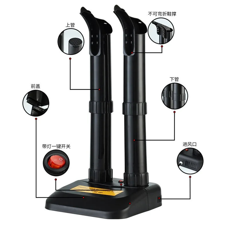 DUTRIEUX Ozone Shoe Dryer – Odor & Moisture Remover Shoe Dryer Deodorizer P3
