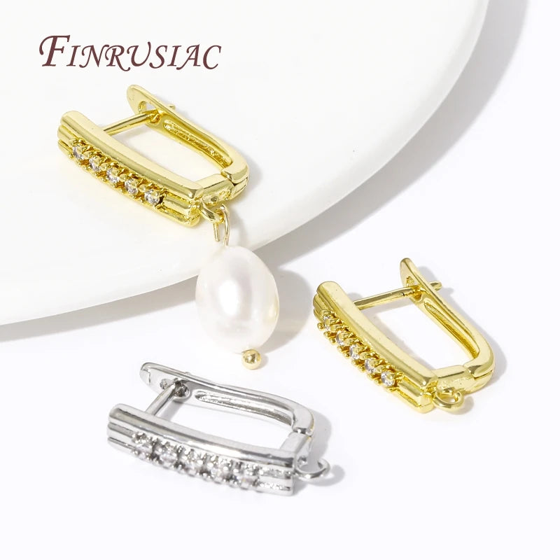 18K Gold Plated Hypoallergenic Earring Hook Findings | DIY Earring Hook Findings P3