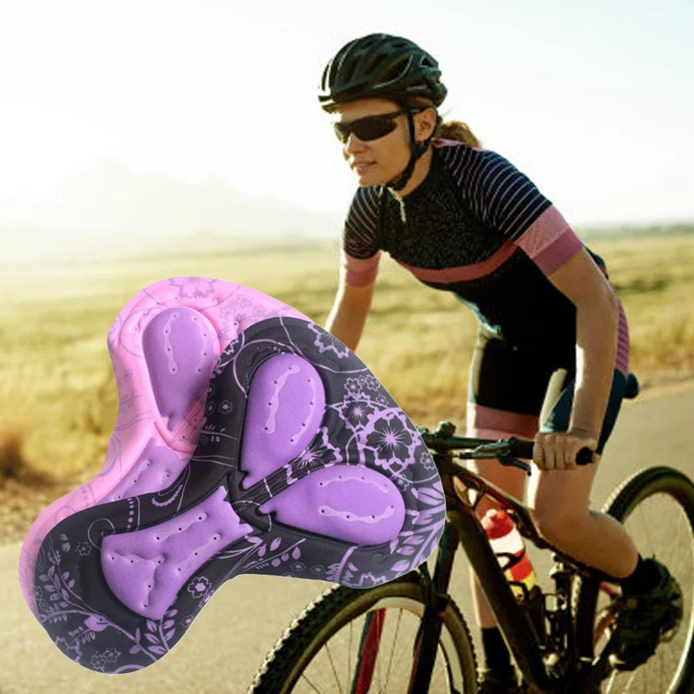 Women's Soft Foam Bike Saddle Cover – Breathable MTB Cushion Bike Saddle Cover P3