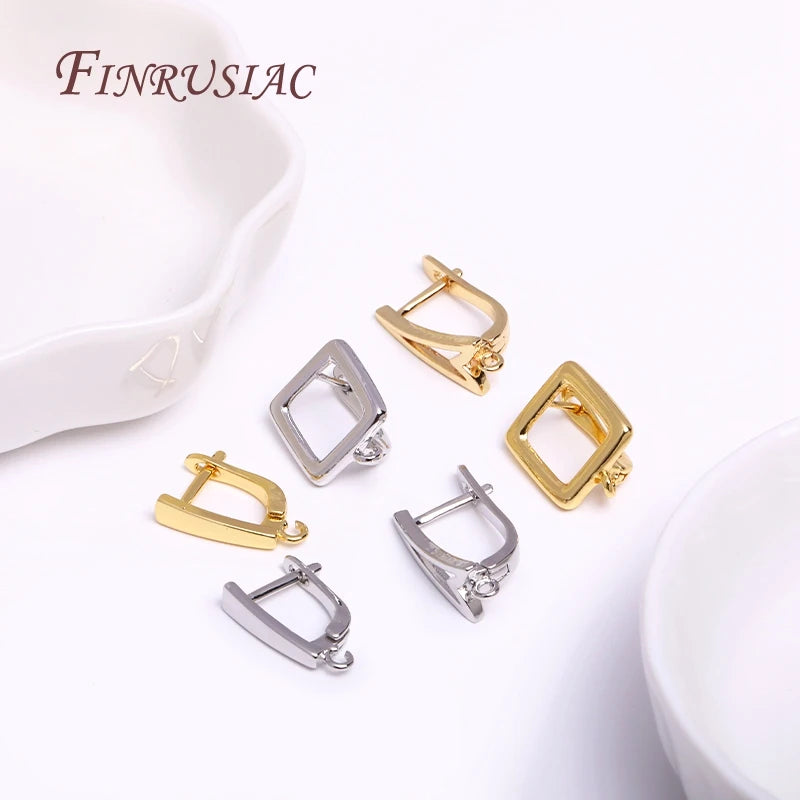 18K Gold Plated Lever Back Earring Hooks | DIY Jewelry Findings Earring Findings P3