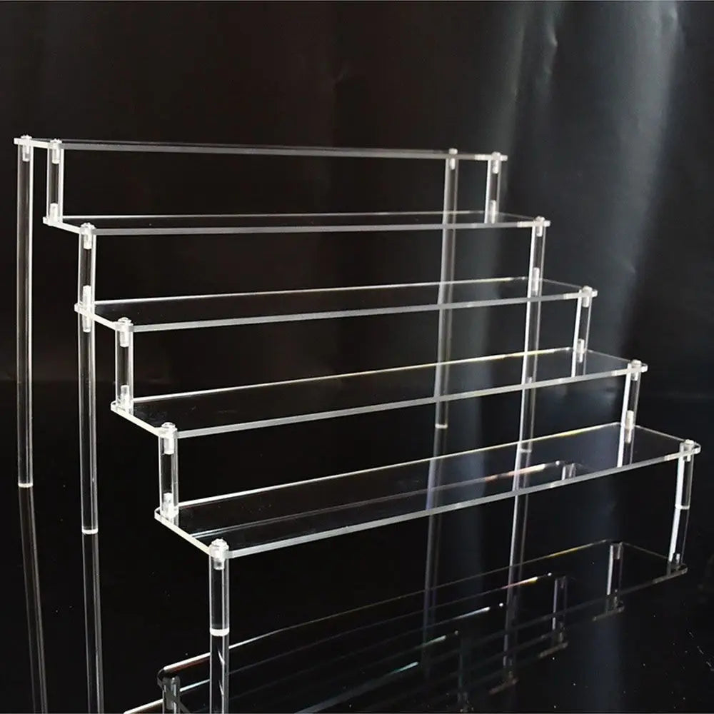 Acrylic 3-Tier Display Stand – Figurine, Doll & Makeup Shelf Acrylic Display Stand P3