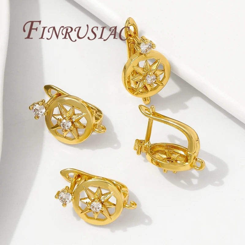 18K Gold Plated Earring Hooks & Clasps – DIY Jewelry Findings Earring Hooks Findings P3