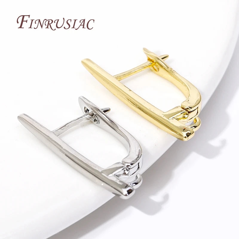 18K Gold Plated Earring Hooks – DIY Copper Earwire Findings Earring Hooks Findings P3