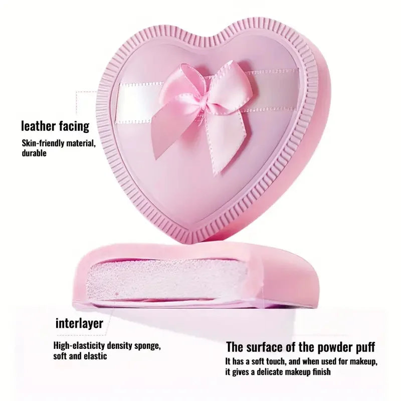 6-Pack Heart-Shaped Makeup Sponge Puffs – Dry & Wet Use Makeup Sponge Puff P3