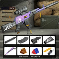 NOCCLILI AK47 Soft Bullet Toy Rifle – Shell Ejecting Blaster Toy Rifle Blaster P3 Purple