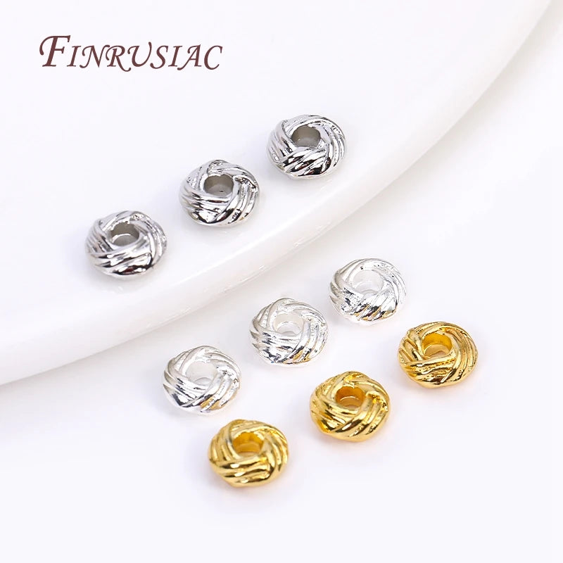 14k/18k/Rhodium Plated Metal Separator Beads | DIY Jewelry Jewelry Making Beads P3