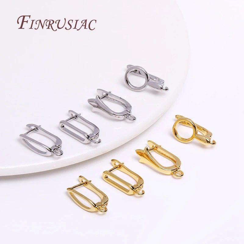 18K Gold Plated Lever Back Earring Hooks | DIY Jewelry Findings Earring Findings P3