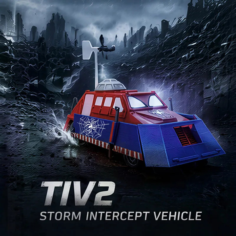 TIV2 Storm Chaser Tornado Intercept Vehicle Desktop Model Collectible Vehicle Model P3