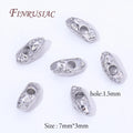18K Gold Plated Spacer Beads – DIY Jewelry Making Supplies Jewelry Spacer Beads P3 Rhodium Plated 10 pieces
