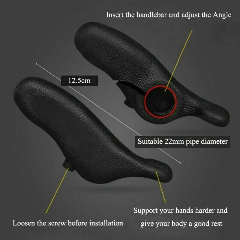 Mountain Bike Bar Ends – Ergonomic Handlebar Rest Pair Bicycle Bar Ends P3