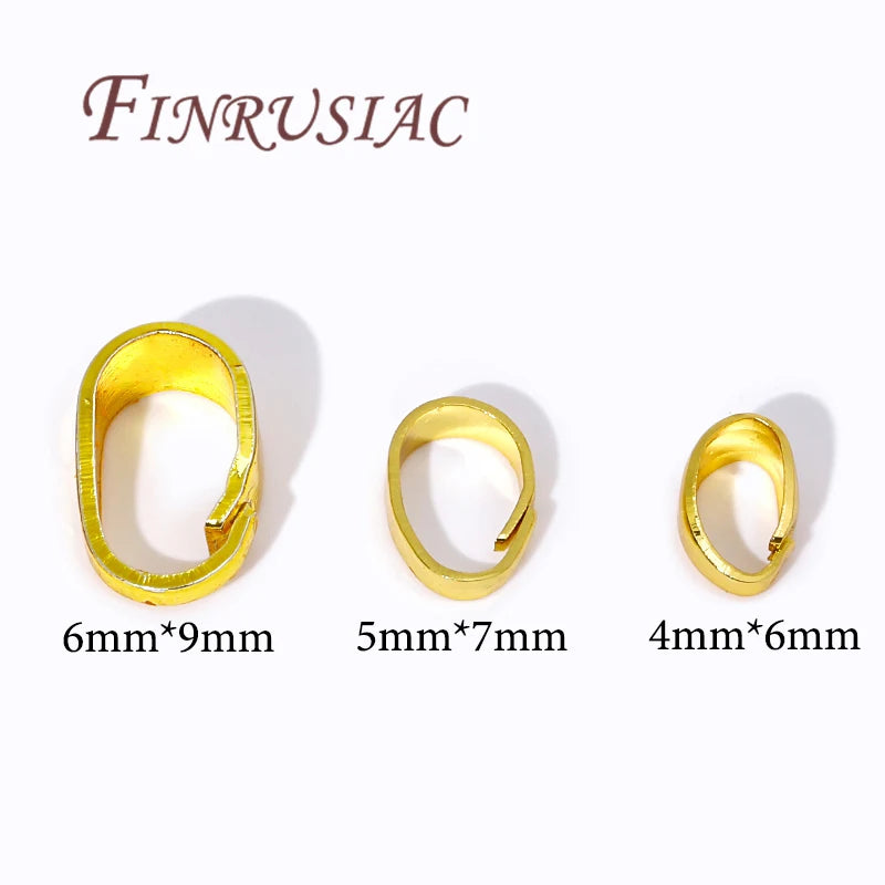 18K Gold Plated Pendant Clip Clasps – DIY Necklace Connectors Jewelry Findings P3