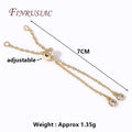 14K Gold Plated Adjustable Extender Chain – Necklace & Bracelet Jewelry Extender Chain P3 14K Real gold plated 6 Pieces