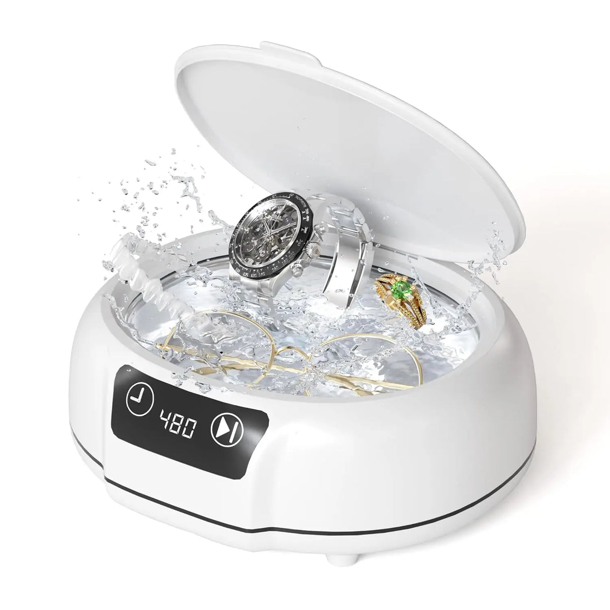 700ml Ultrasonic Cleaner 48KHz – Jewelry, Glasses & Watch Ultrasonic Cleaner P3 No plug