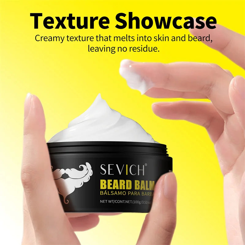 SEVICH Natural Beard Balm & Styling Wax for Men – 100g Beard Balm P3