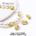 18K Gold Plated Irregular Stone Spacer Beads – DIY Jewelry Jewelry Making Beads P3 18K Real Gold Plated 4 Pieces