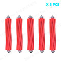 Rubber Main Roller Brush for Roborock S7 Q7 Qrevo P10 Vacuum Replacement Brush P3 5 PCS