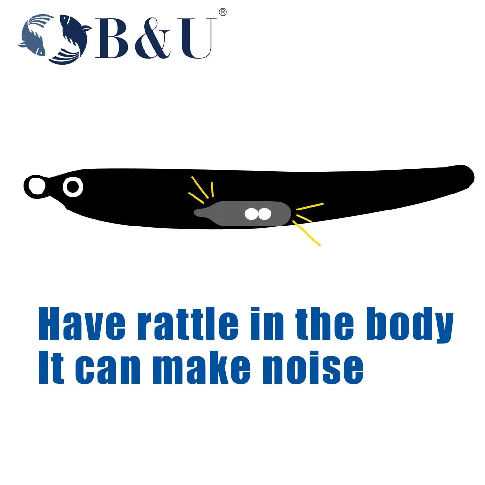 B&U S-Shaped Metal Jig Spoon – Saltwater Shore Casting Lure Metal Jig Lure P3