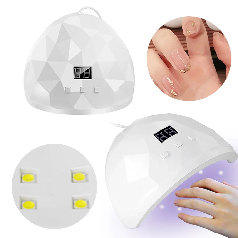 48W UV Gel Nail Curing Lamp – Home & Salon Nail Dryer UV Nail Curing Lamp P3