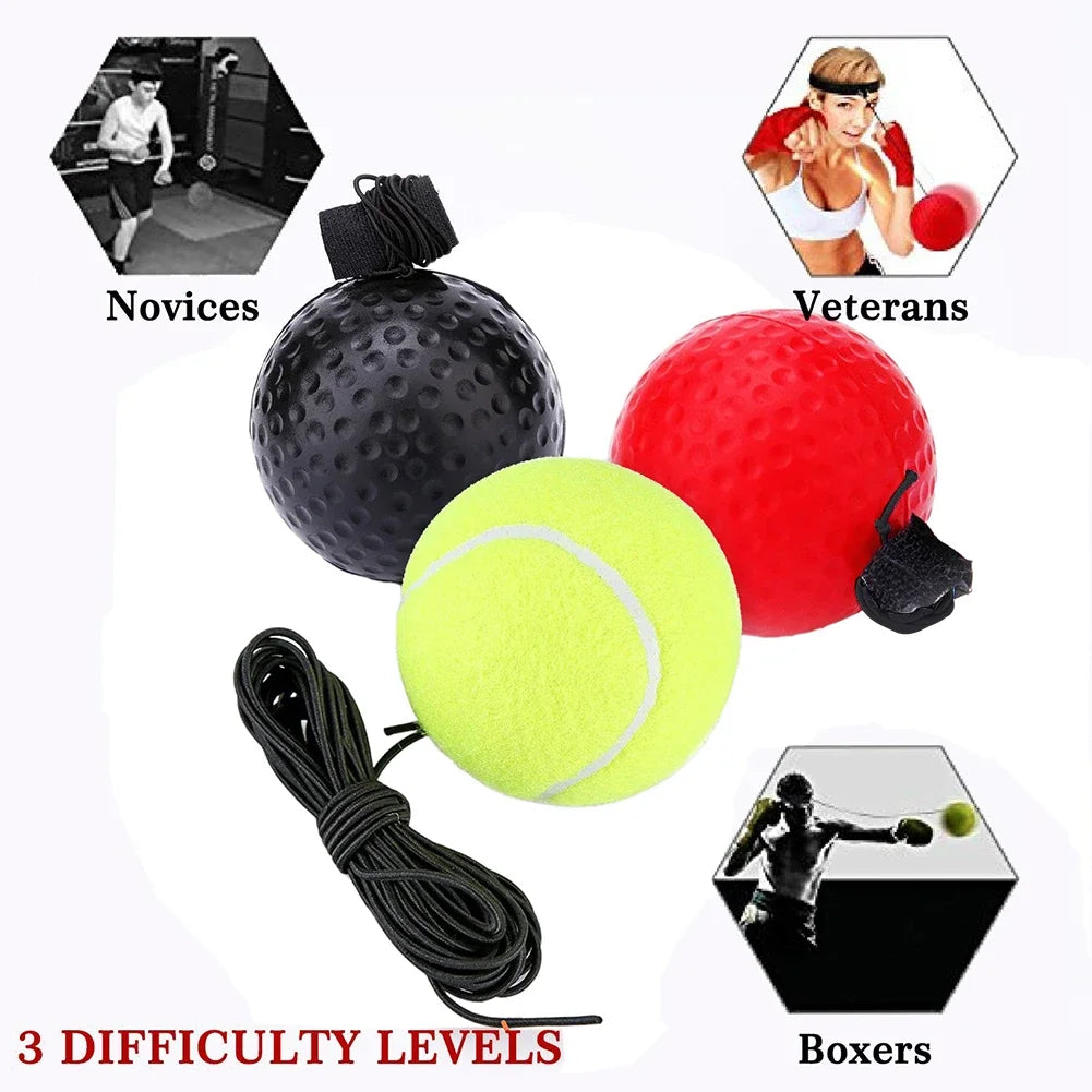 Head-Mounted Boxing Reflex Ball – Speed Reaction Training Boxing Reflex Ball P3
