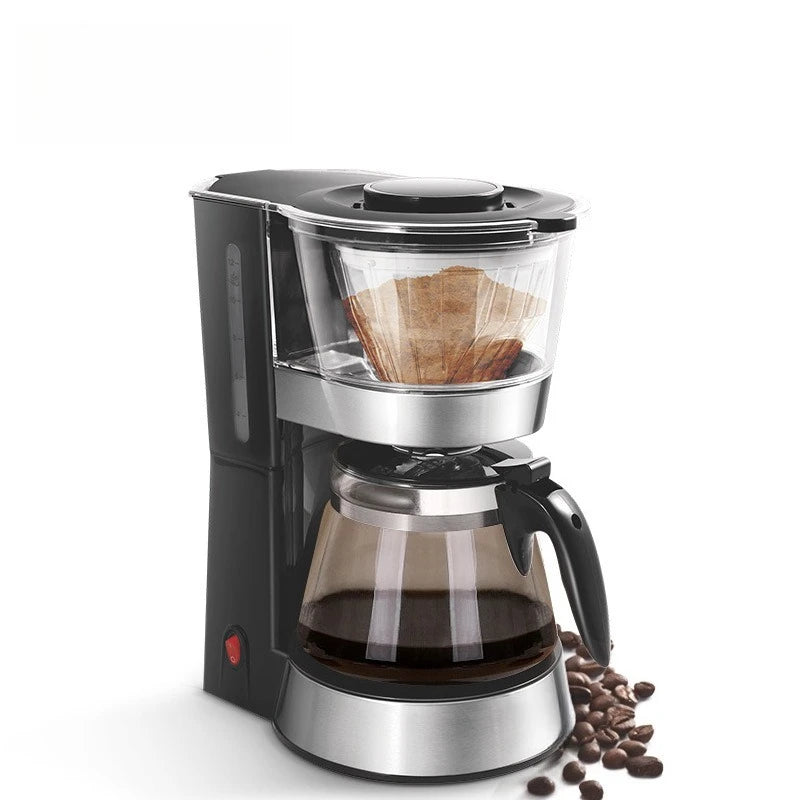 DUTRIEUX 1.2L Drip Coffee Maker & Tea Brewer | Auto Shut-Off Drip Coffee Maker P3 black 100V-240V EU Plug