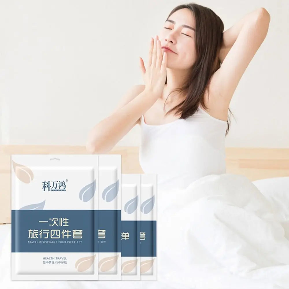 Disposable Travel Bedding Set – Sheet, Duvet Cover & Pillowcase Disposable Bedding Set P3
