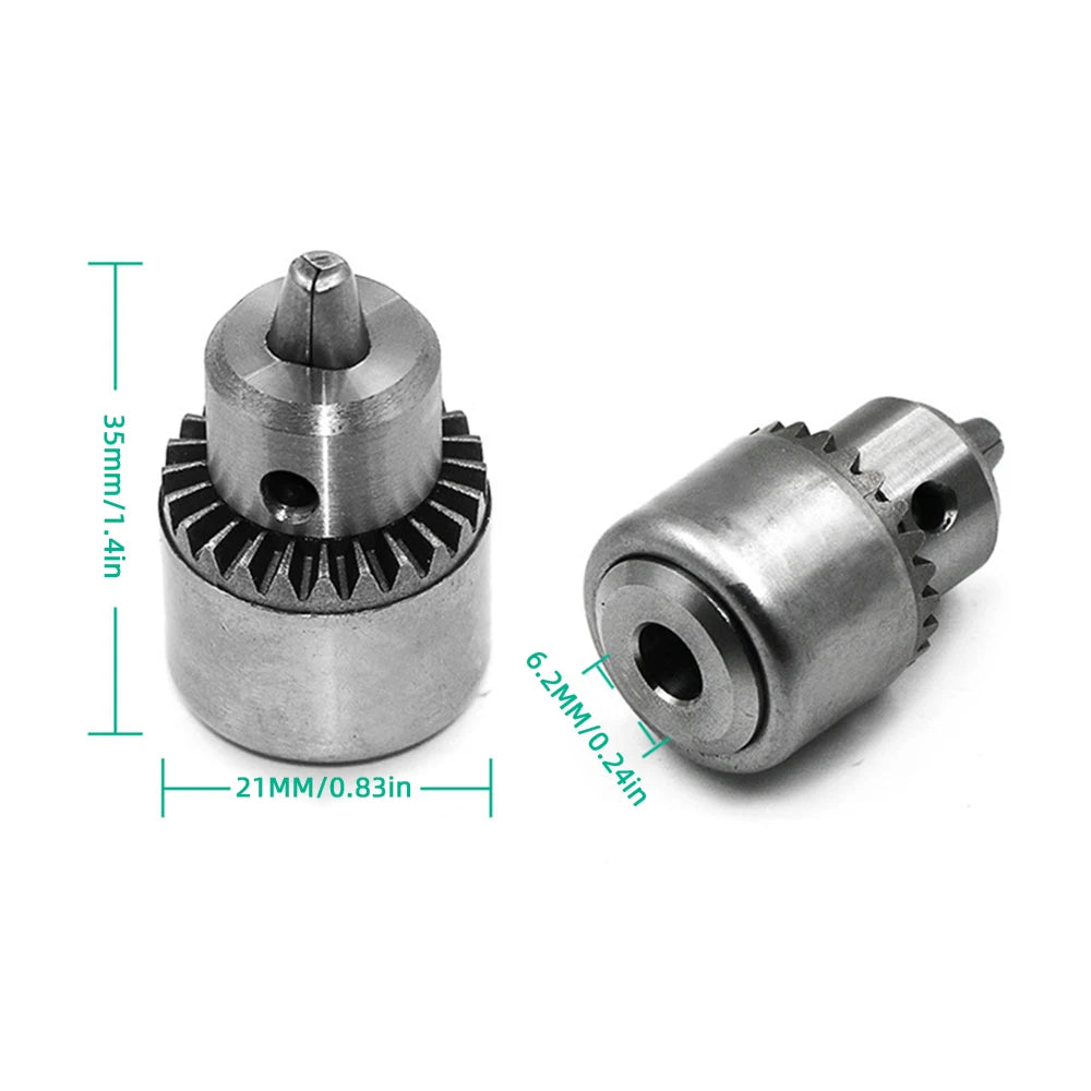 Aideepen Mini Drill Chuck 0.3–4mm Taper Mount Cobalt Steel Mini Drill Chuck P3