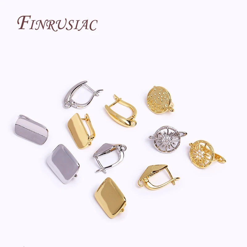 18K Gold Plated Lever Back Earring Hooks | DIY Jewelry Findings Earring Findings P3