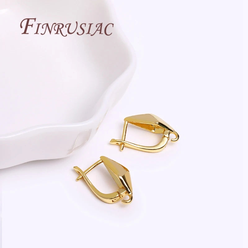 18K Gold Plated Earring Hooks & Clasps – DIY Jewelry Making Earring Hooks & Findings P3