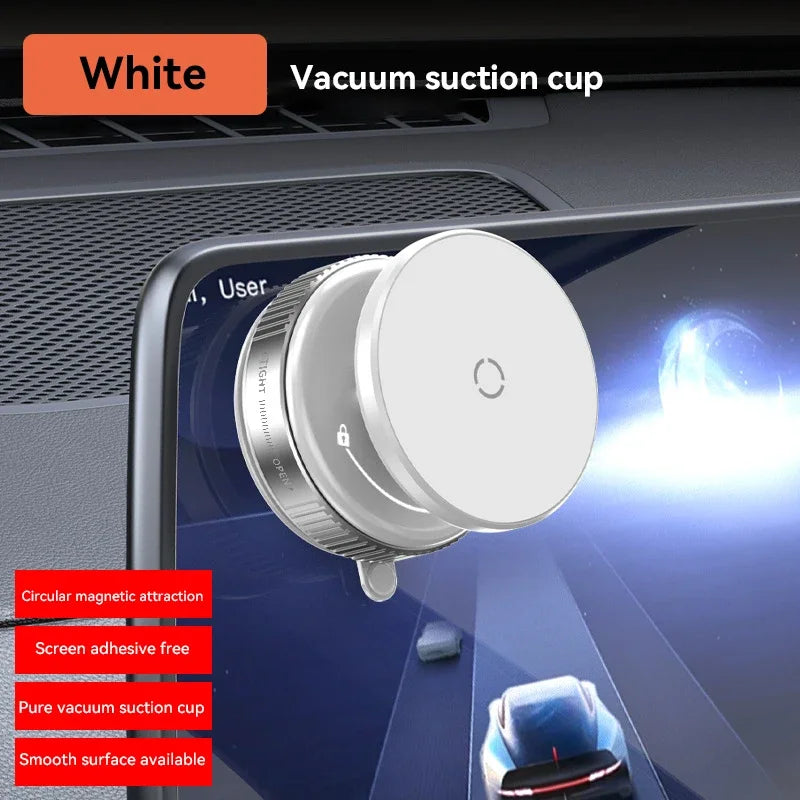 K007 Magnetic Car Phone Holder – 360° Foldable Vacuum Mount Car Phone Mount P3