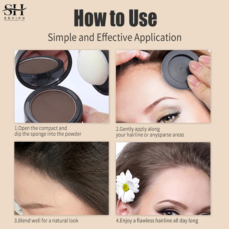 Sevich Keratin Hair Fiber & Hairline Shadow Powder Kit 2pc Hair Fiber Powder Kit P3
