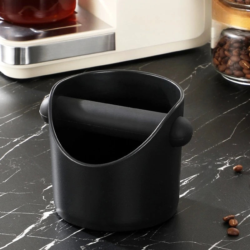 Espresso Knock Box – Anti-Slip Coffee Grounds Dump Bin Espresso Knock Box P3 Black