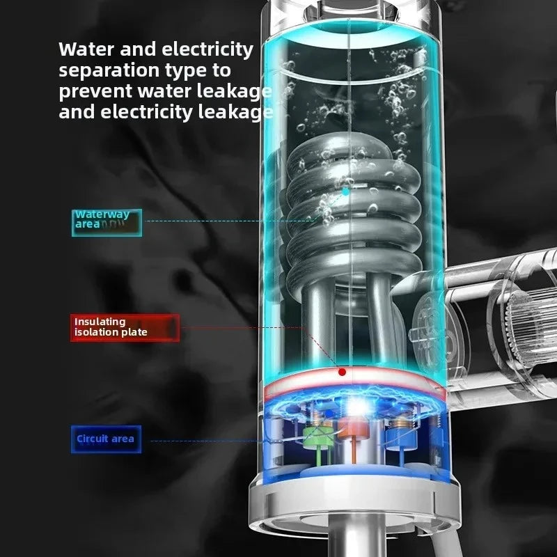 NOCCLILI 220V Tankless Water Heater Kitchen Mixer Tap | Digital Tankless Water Heater P3