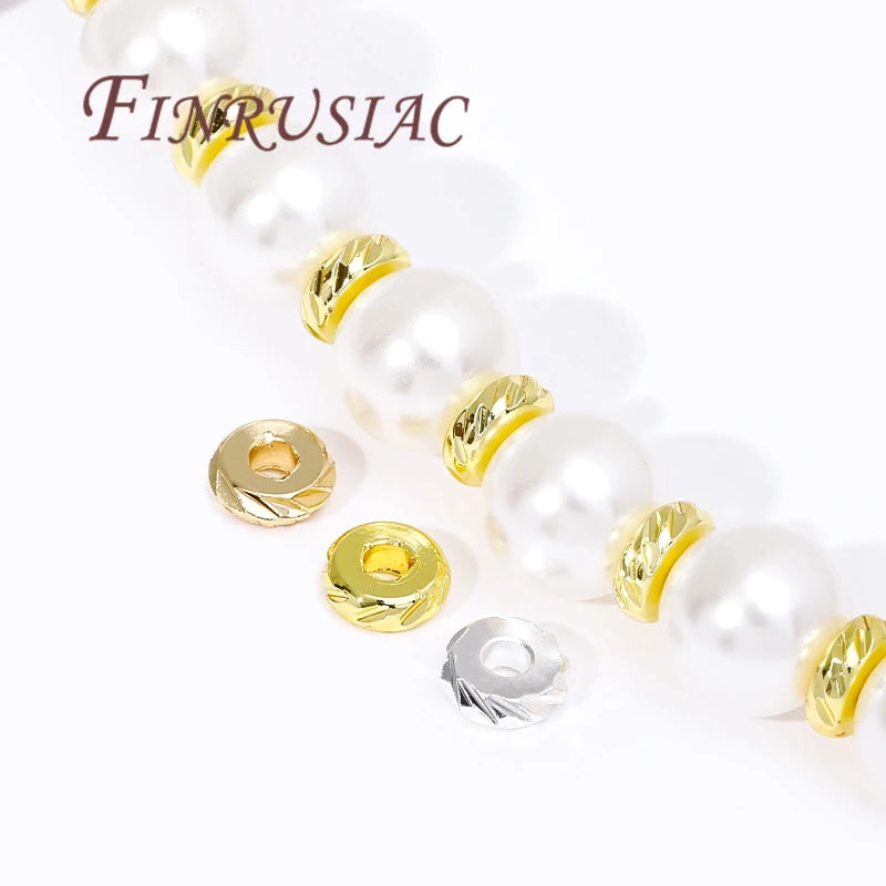 18K Gold Plated Spacer Beads 3mm–8mm | DIY Jewelry Making Jewelry Spacer Beads P3