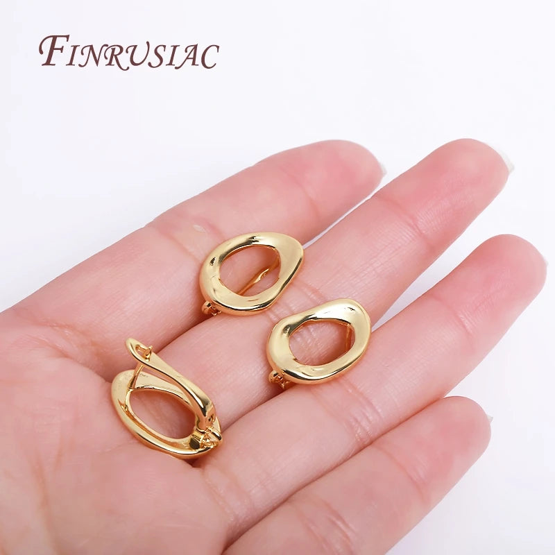 18K Gold Plated Earring Hooks & Clasps – DIY Jewelry Findings Earring Findings P3